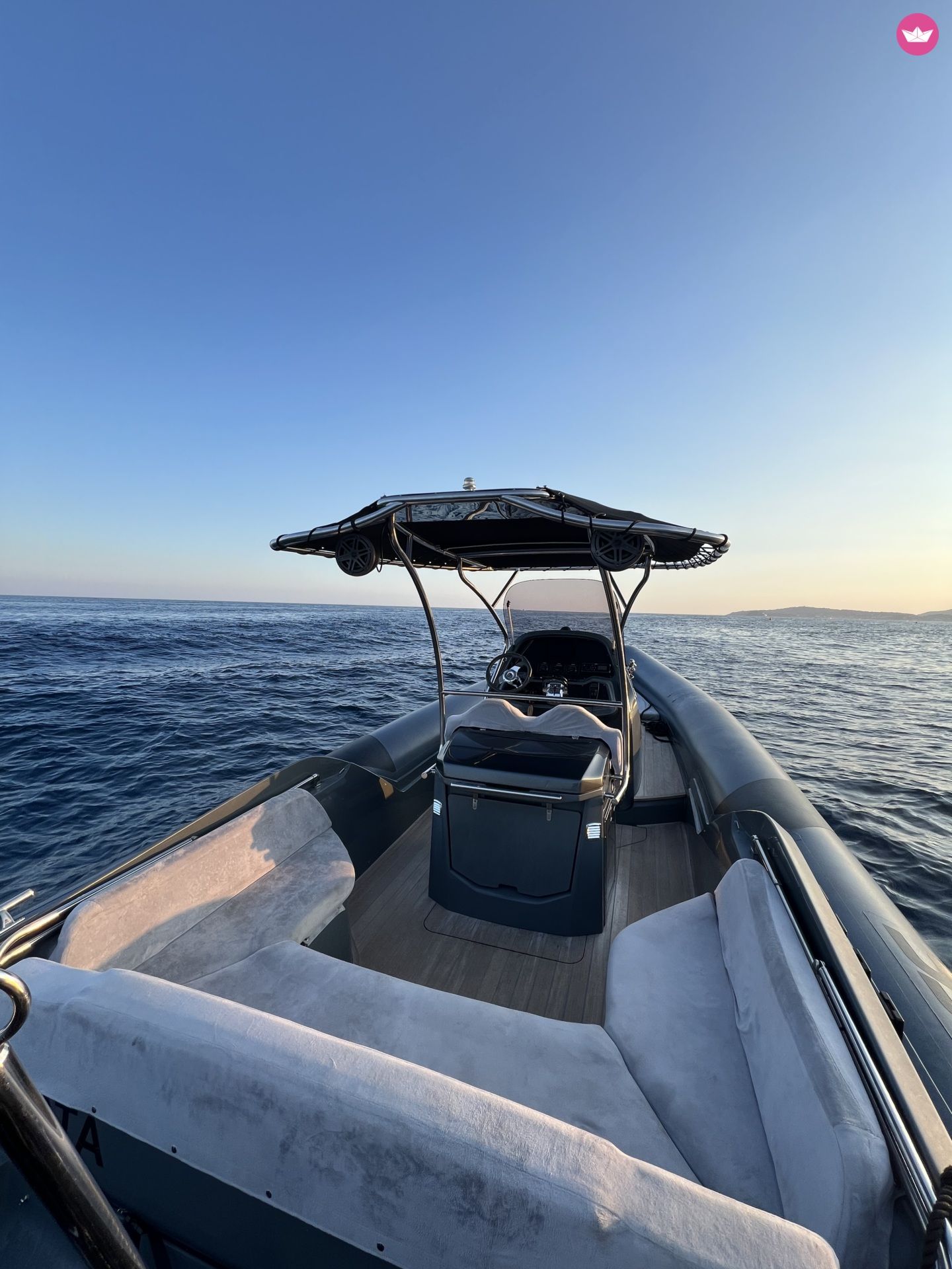 Basta forward seating and sun deck