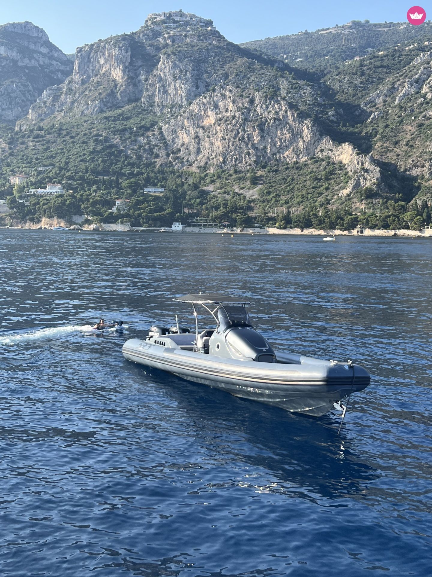 Basta cruising off the Riviera coast