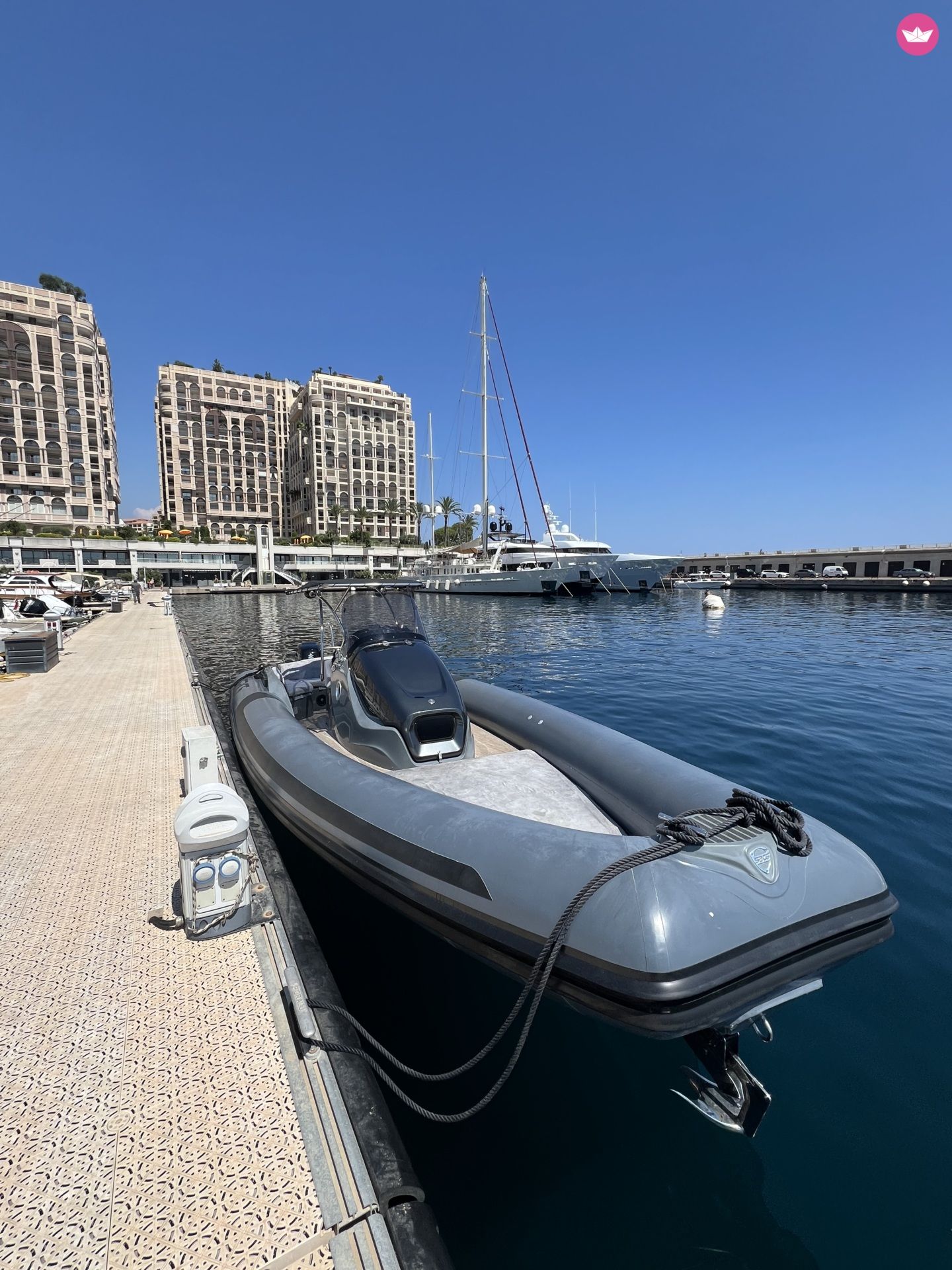Private charter along the Riviera coast near Cap Ferrat